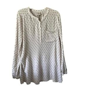 Women's White Patterned Blouse